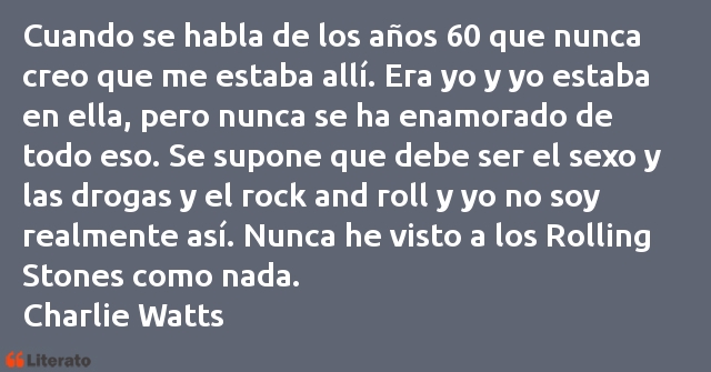 Frases de Charlie Watts