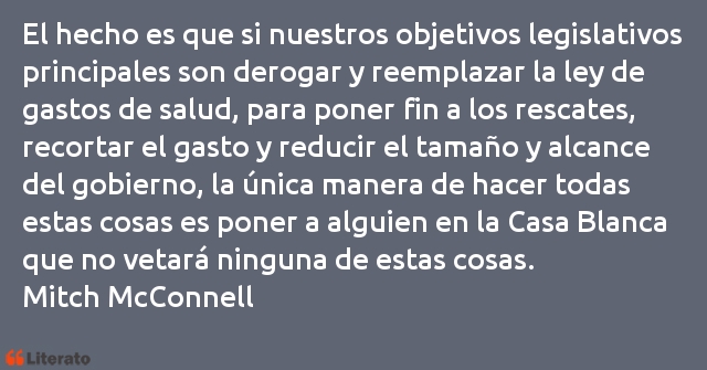 Frases de Mitch McConnell