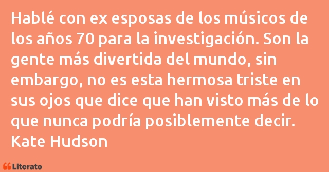 Frases de Kate Hudson