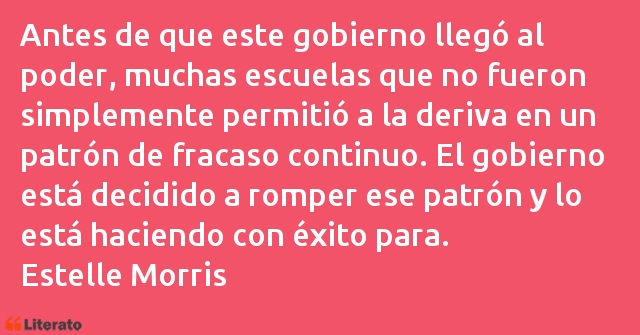 Frases de Estelle Morris