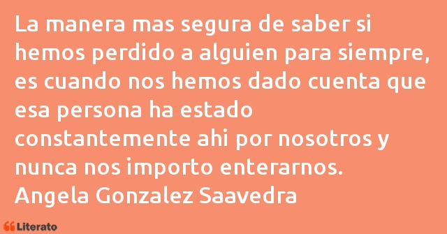 Frases de Angela Gonzalez Saavedra