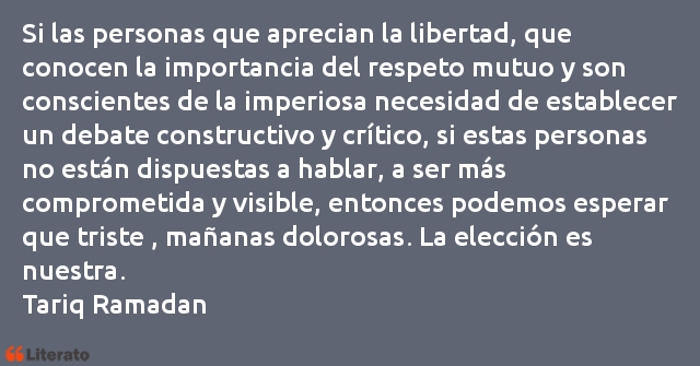 Frases de Tariq Ramadan