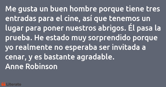 Frases de Anne Robinson