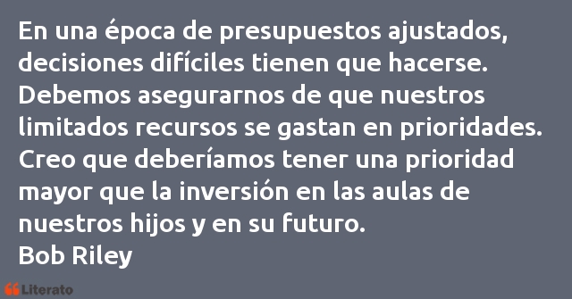 Frases de Bob Riley