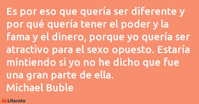 Frases de Michael Buble