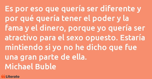 Frases de Michael Buble