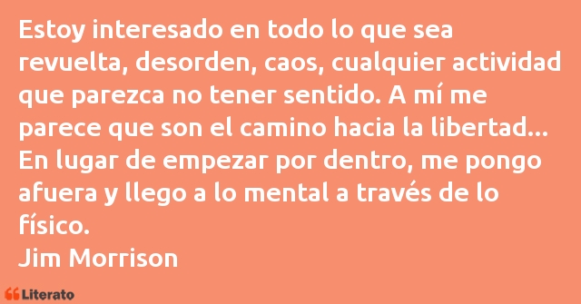 Frases de Jim Morrison