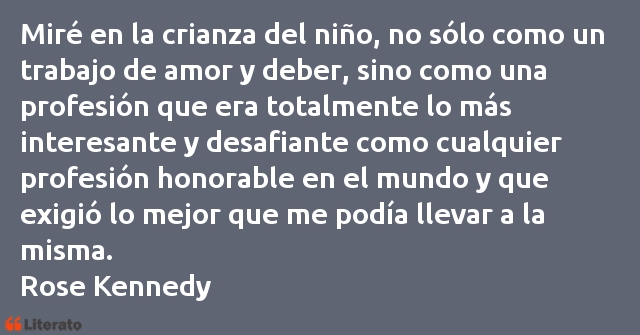 Frases de Rose Kennedy