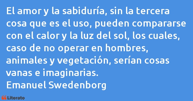 Frases de Emanuel Swedenborg