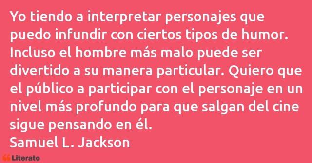 Frases de Samuel L. Jackson