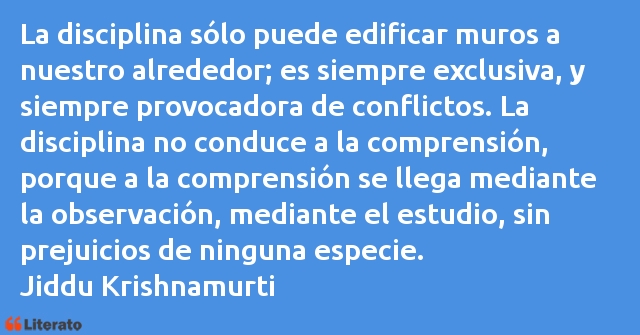 Frases de Jiddu Krishnamurti