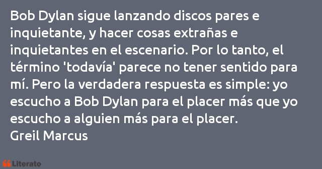 Frases de Greil Marcus