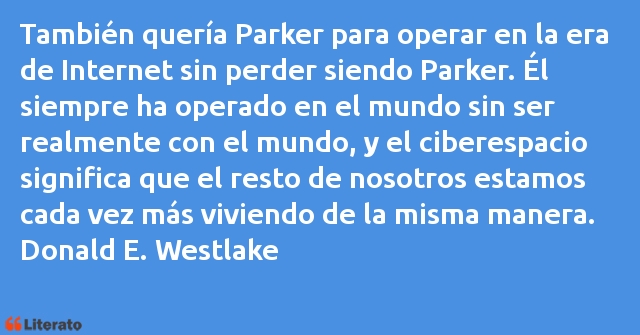 Frases de Donald E. Westlake