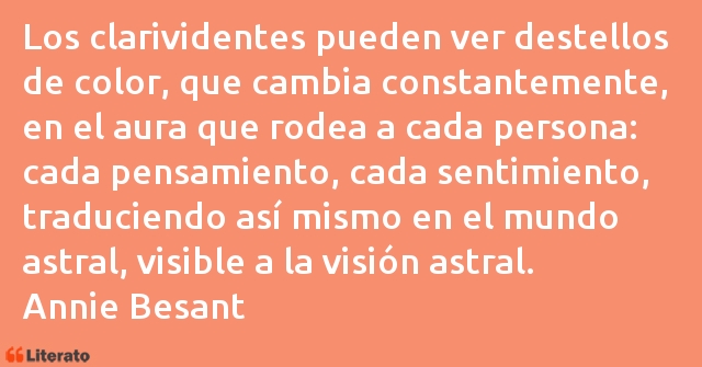 Frases de Annie Besant