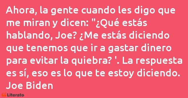 Frases de Joe Biden