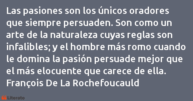 Frases de Francisco de La Rochefoucauld