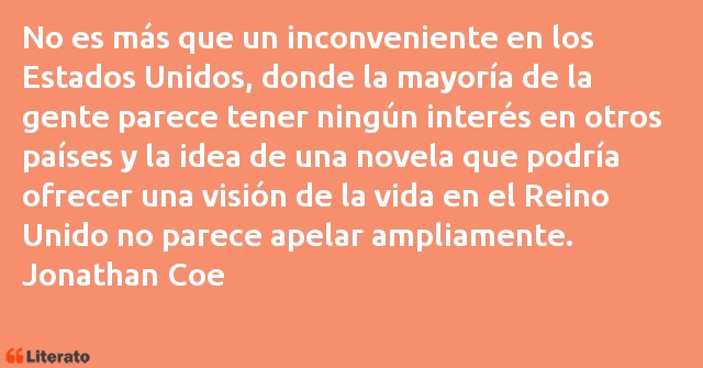 Frases de Jonathan Coe