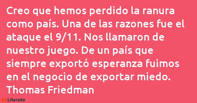 Frases de Thomas Friedman