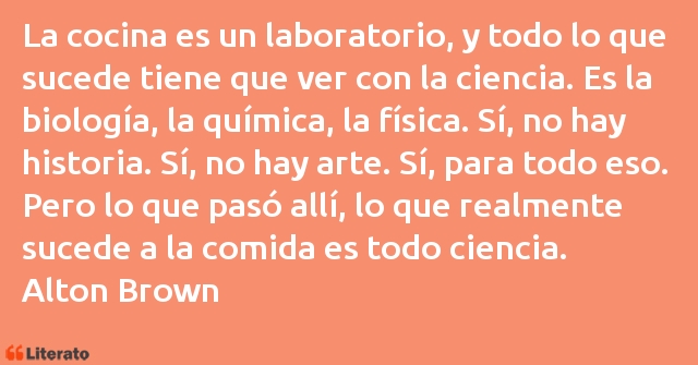 Frases de Alton Brown