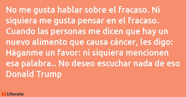 Frases de Donald Trump