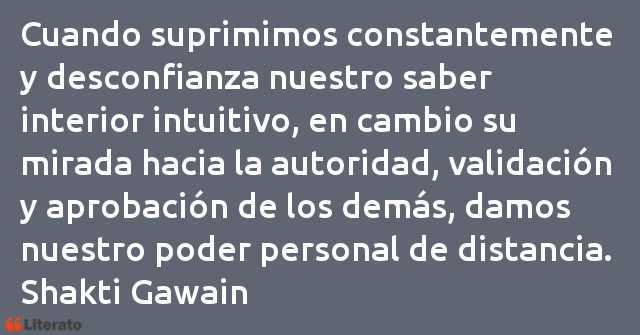 Frases de Shakti Gawain