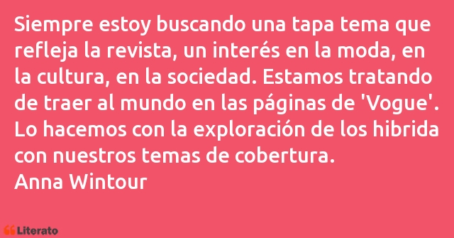 Frases de Anna Wintour