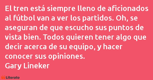 Frases de Gary Lineker