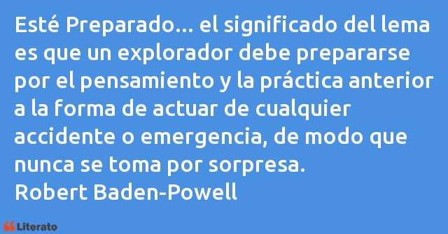 Frases de Robert Baden-Powell