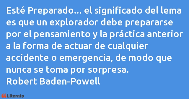 Frases de Robert Baden-Powell