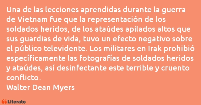 Frases de Walter Dean Myers