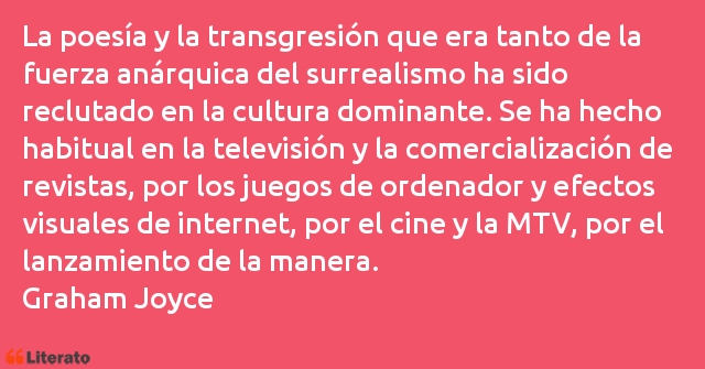 Frases de Graham Joyce