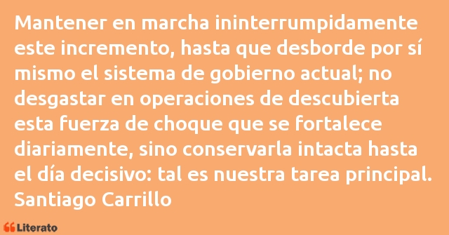 Frases de Santiago Carrillo