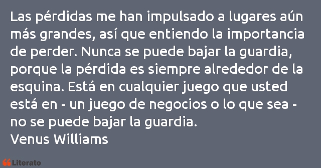 Frases de Venus Williams