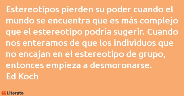 Frases de Ed Koch