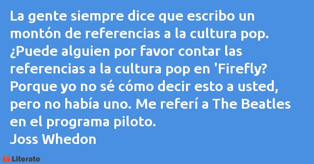 Frases de Joss Whedon