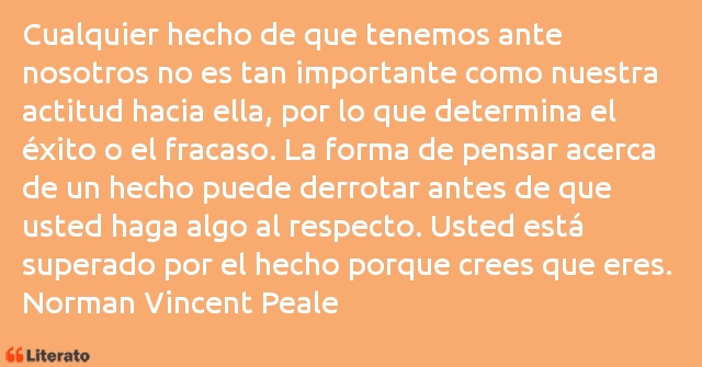 Frases de Norman Vincent Peale