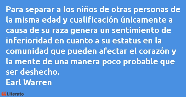 Frases de Earl Warren