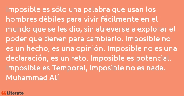 Frases de Muhammad Alí