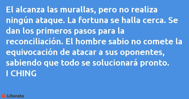 Frases de I CHING