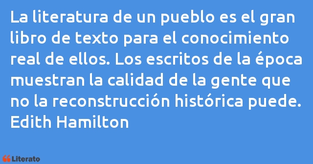 Frases de Edith Hamilton