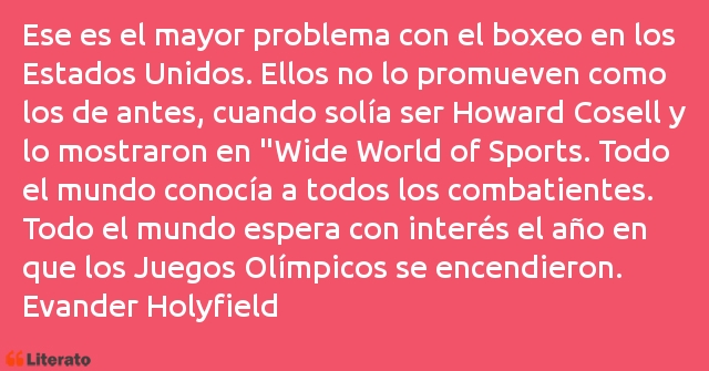 Frases de Evander Holyfield