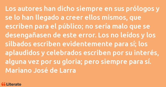 Frases de Mariano José de Larra