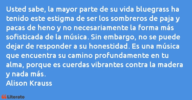 Frases de Alison Krauss