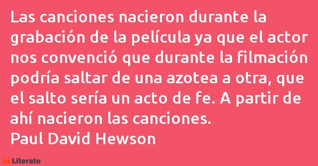 Frases de Paul David Hewson