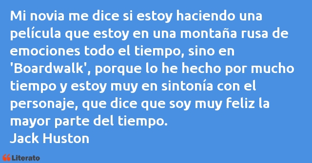 Frases de Jack Huston