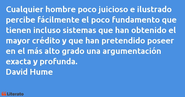 Frases de David Hume