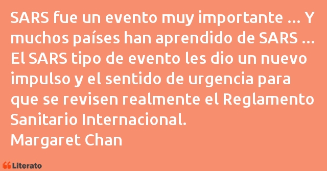 Frases de Margaret Chan