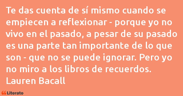 Frases de Lauren Bacall