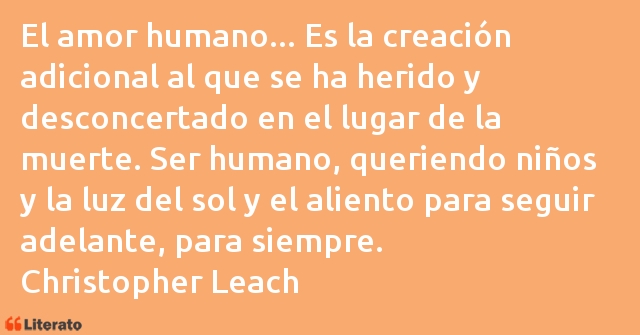 Frases de Christopher Leach