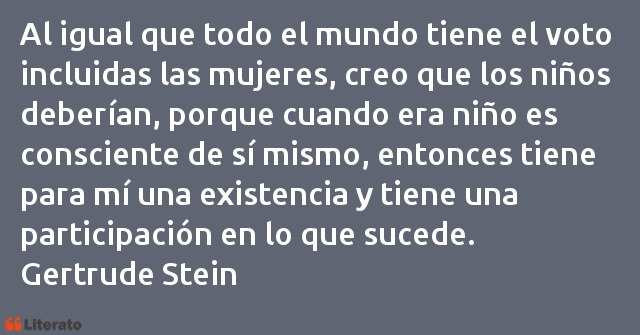 Frases de Gertrude Stein